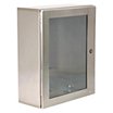Metallic Hinged Enclosure with Window Cover image