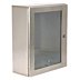 Metallic Hinged Enclosure with Window Cover