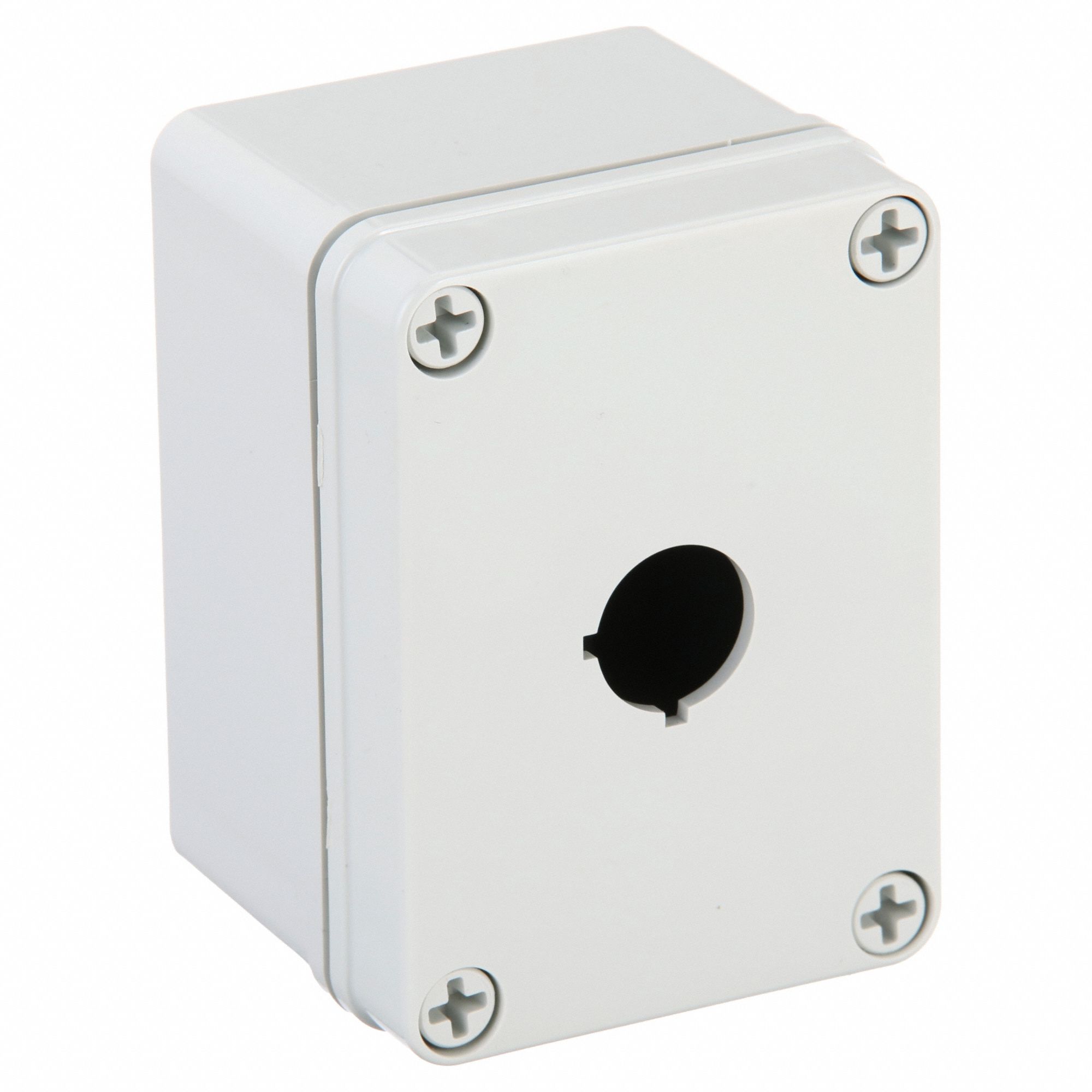 Push Button Enclosure: 22mm, 1 Holes, Non-Metallic, NEMA 4X
