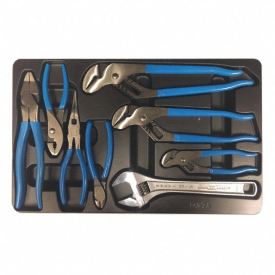 8 Pliers, Std Cushion Grip, Plier Sets - 487P81|GS-27 - Grainger