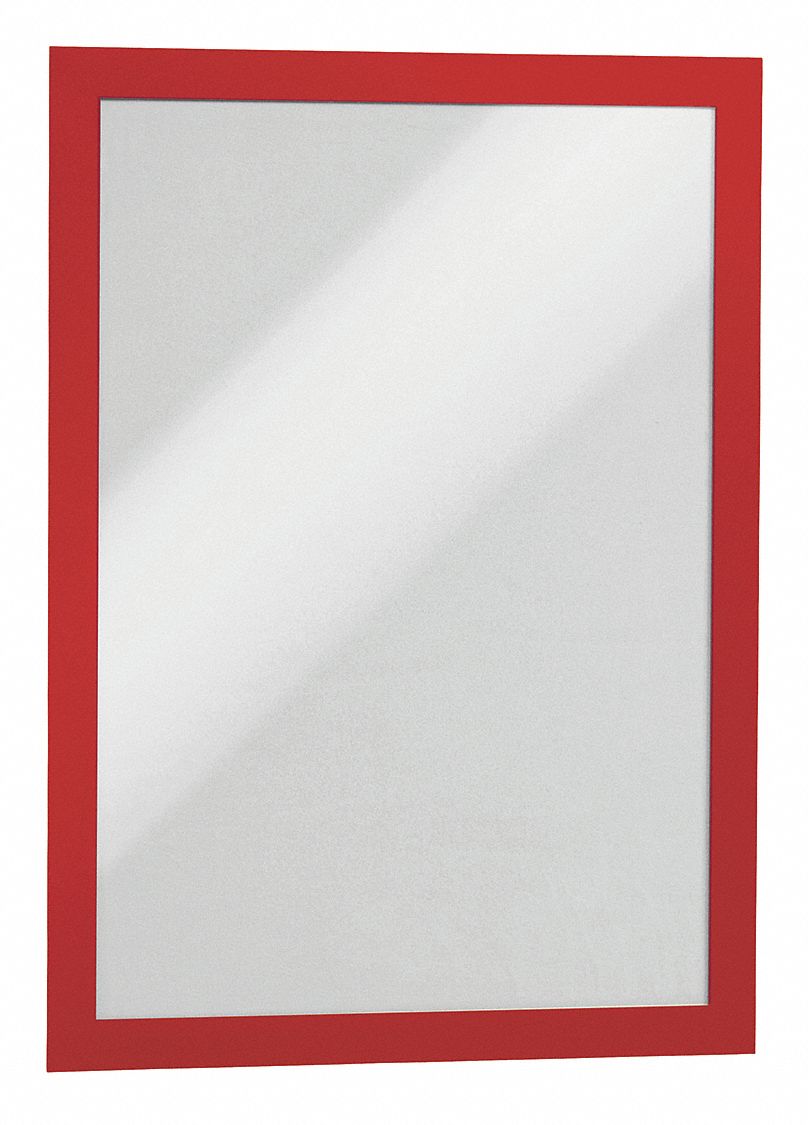 SIGN HOLDER,8-1/2" X 11",PVC,PK2