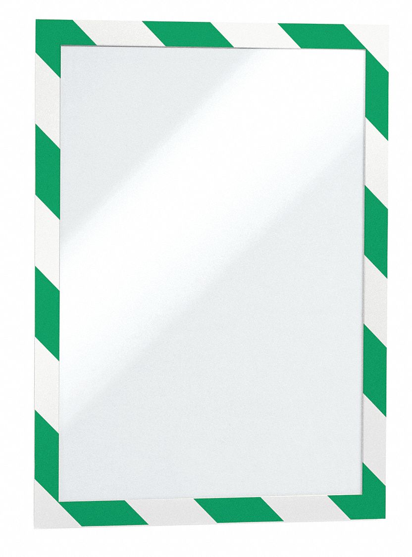 DURABLE, SelfAdhesive Mounting, 81/2 in x 11 in, Sign Holder 487V64