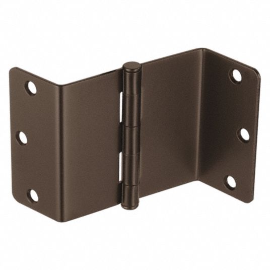 MCKINNEY, 3 Holes per Leaf, 3 1/2 in Door Leaf Wd, Swing Clear Hinge