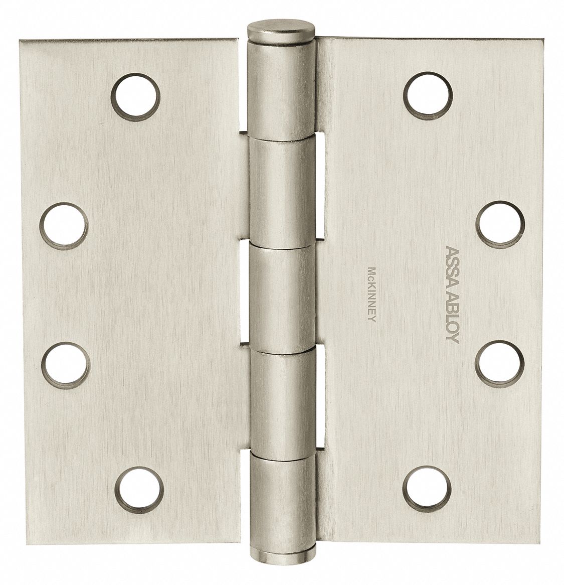 Stainless Steel Door Hinge 5 Inch Ball Bearing Hinges Satin Nickel Plating Suit Internal Doors Pair Sold As A Pair + Screws ,A,1PACK 