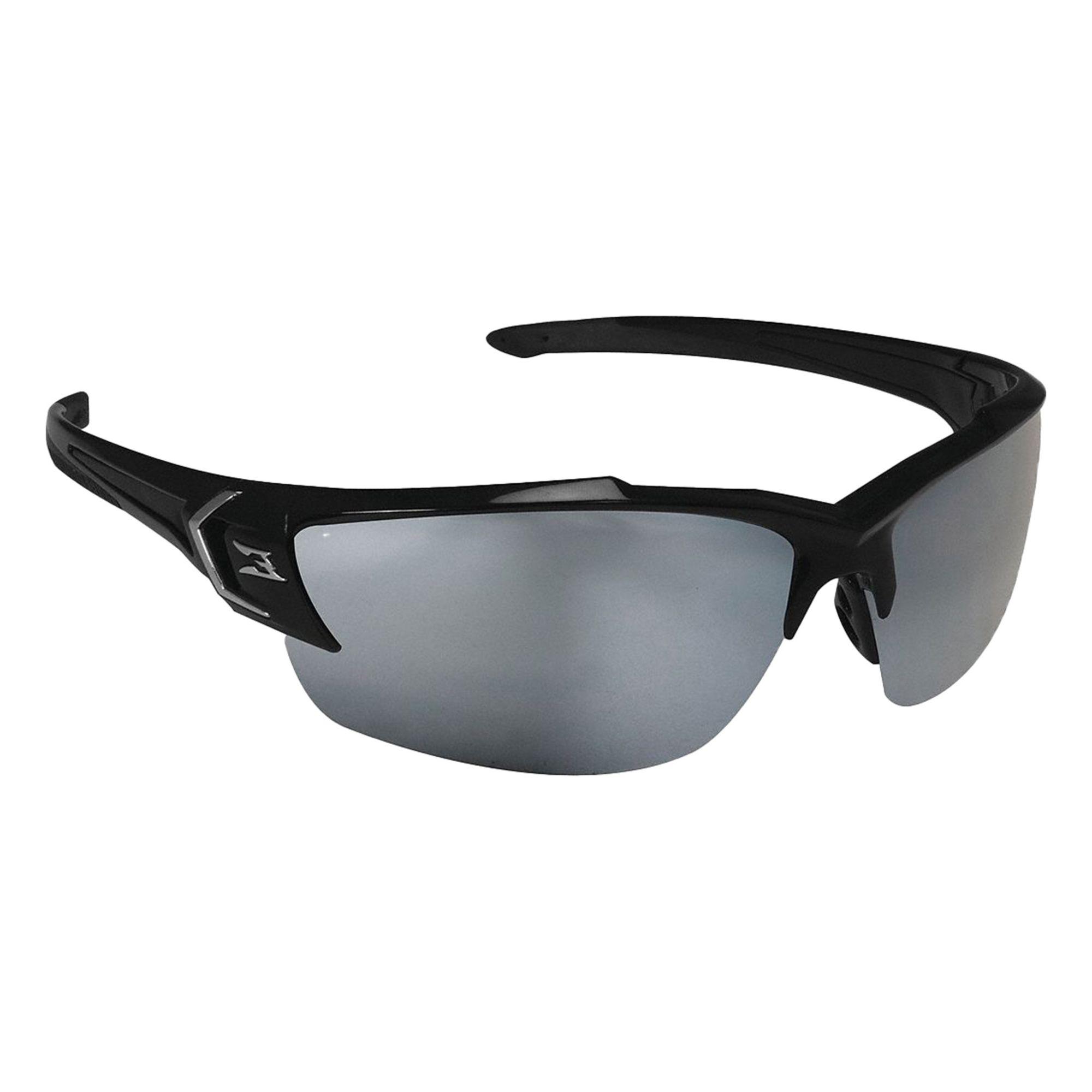 Safety Glasses,  Silver,  Mirrored,  Black