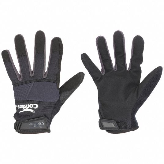 CONDOR Mechanics Gloves L 10 Mechanics Glove Full Finger Synthetic Leather Neoprene 1 PR