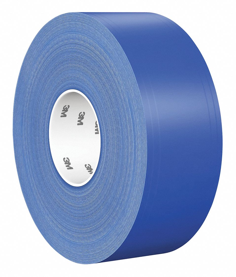 3M Floor Marking Tape, Solid, L, 3 in Width, 1 EA - 488C93|971 - Grainger