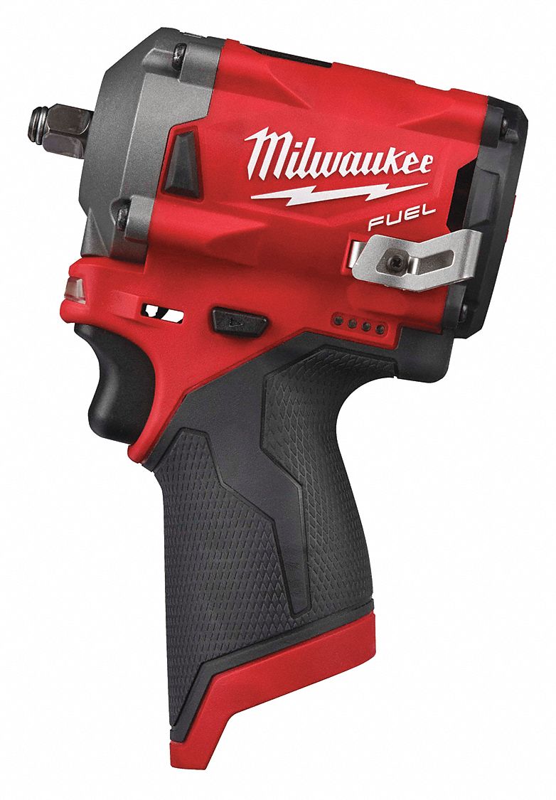 MILWAUKEE Cordless, Impact Wrench, 12V DC, 250 ftlb Breakaway Torque