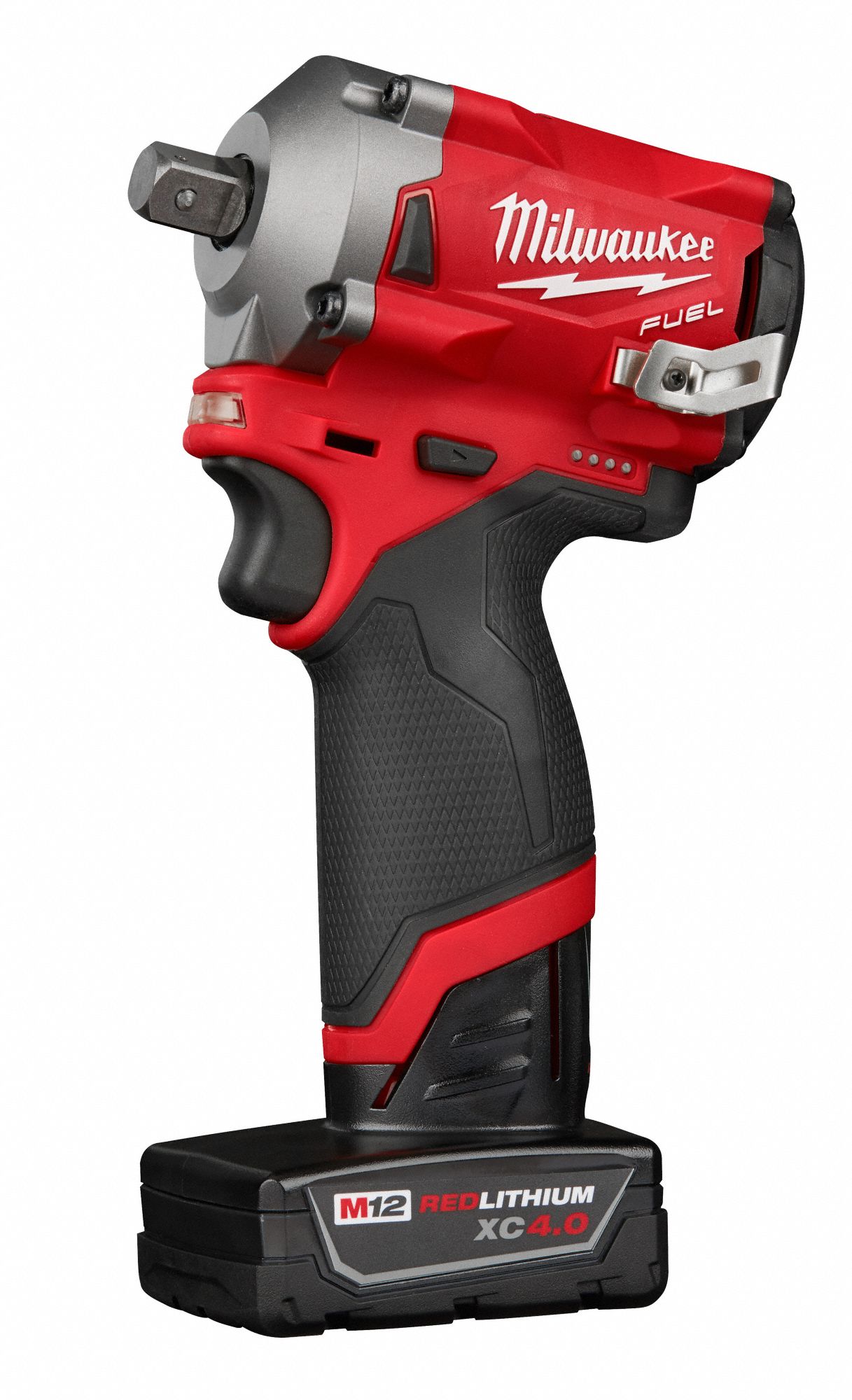 MILWAUKEE Impact Wrench: 1/2 in Square Drive Size, 250 ft-lb Fastening ...