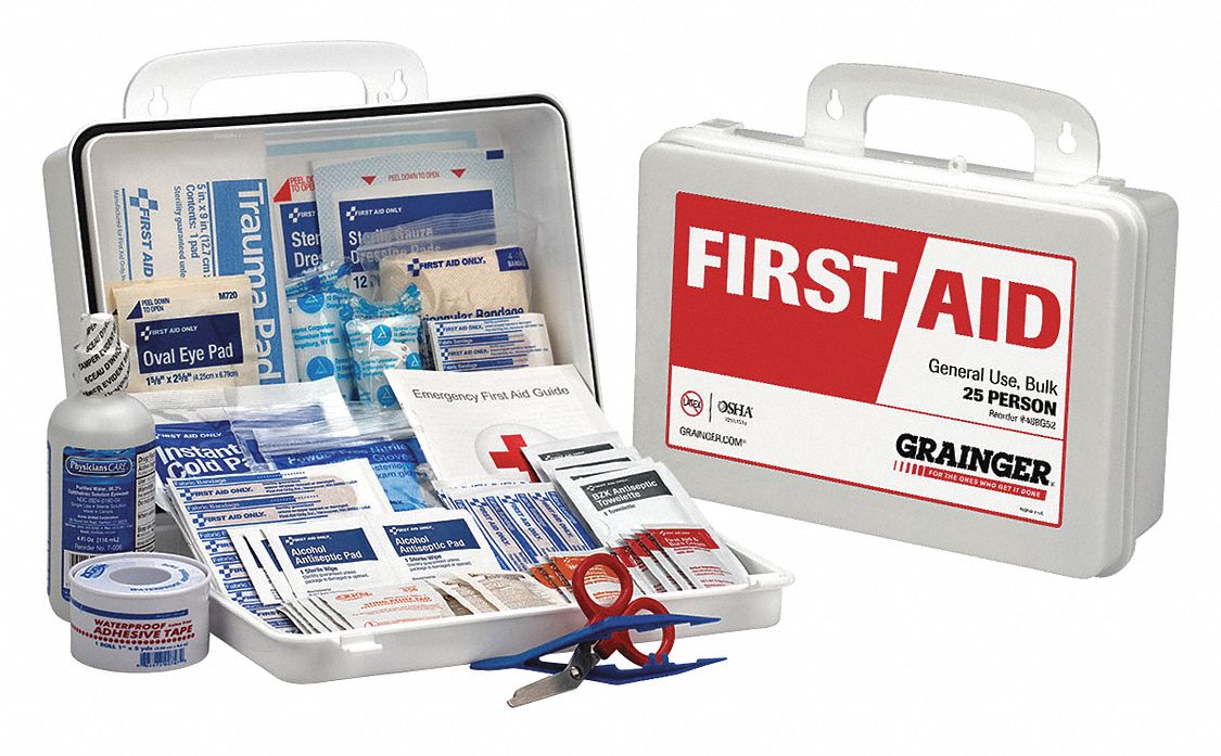 FirstAidKit w/House, 103pcs, 6 5/16x2 3/8"