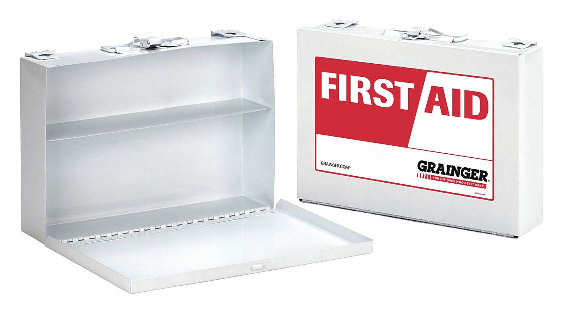 Metal first aid deals cabinet