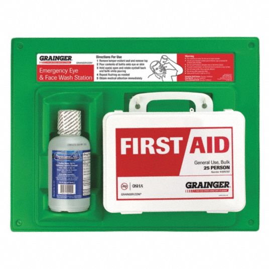 Industrial, 25 People Served per Kit, First Aid Kit - 488G90