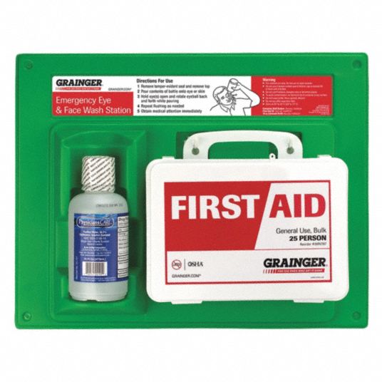 Industrial, 25 People Served per Kit, First Aid Kit - 488G80