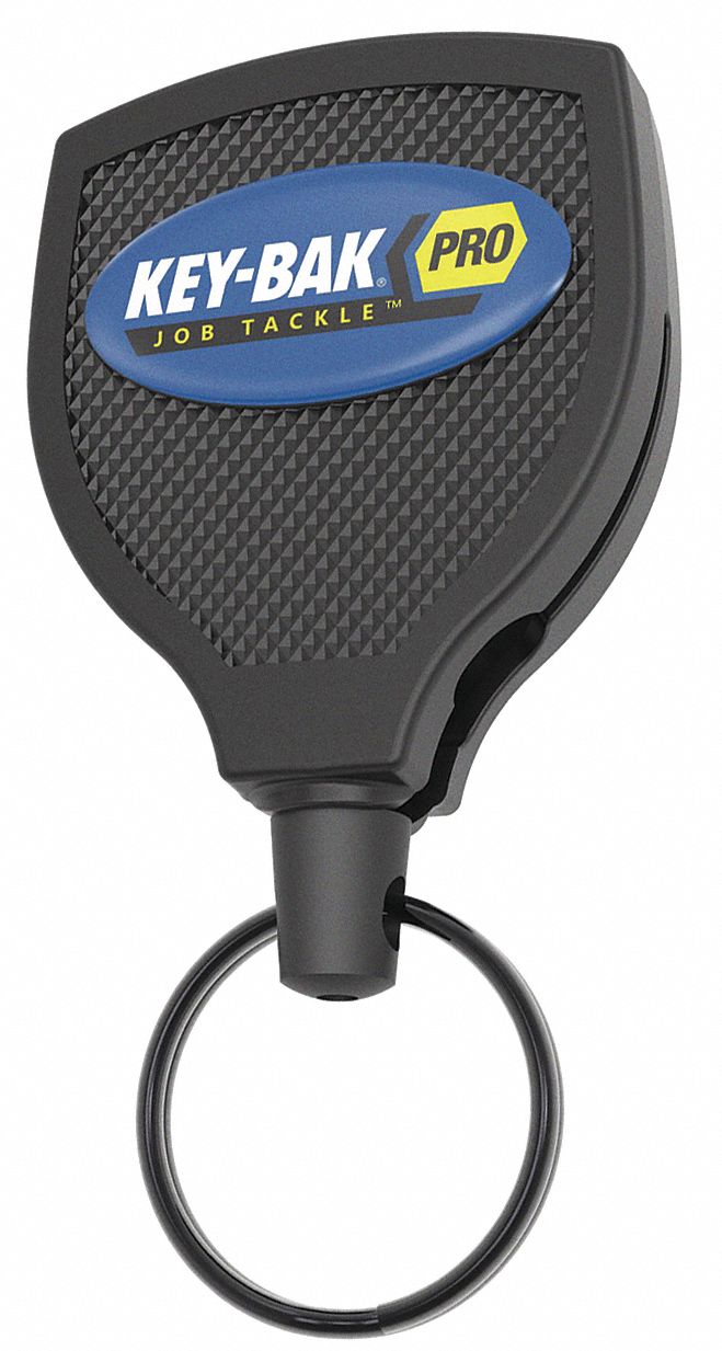 TOOLMATE, Key Tether, Kevlar(R)/Polycarbonate, Locking Retractable Key
