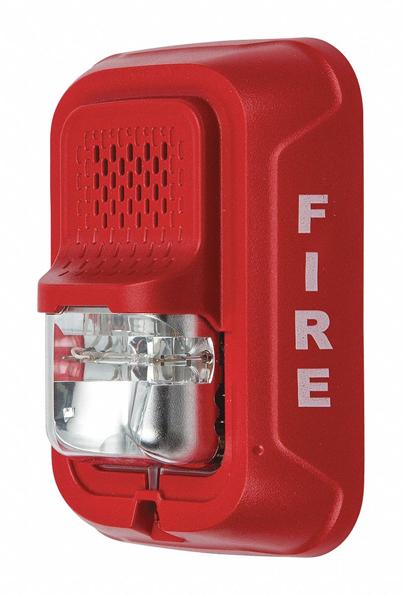Horn Strobe, Marked Fire, Wall or Ceiling