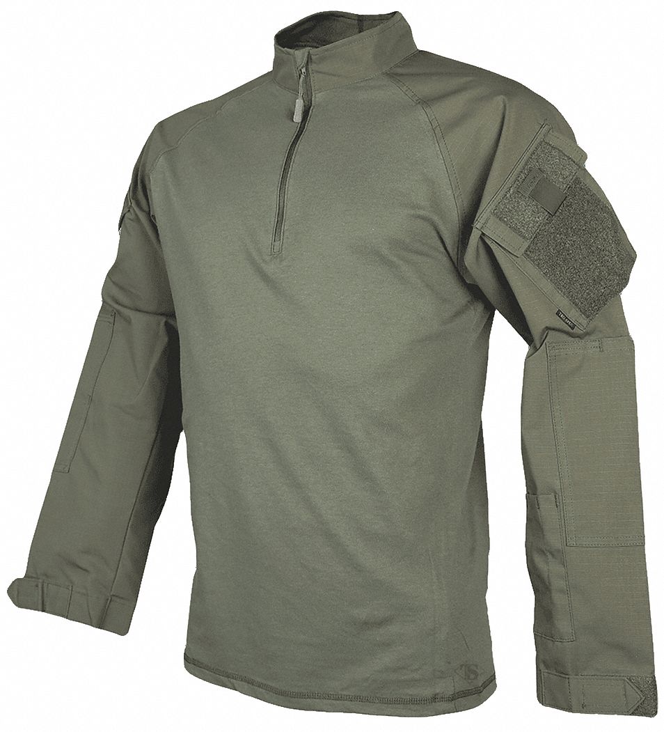 TRU-SPEC Combat Shirt, XL Size, Ranger Green - 488P06|2514 - Grainger