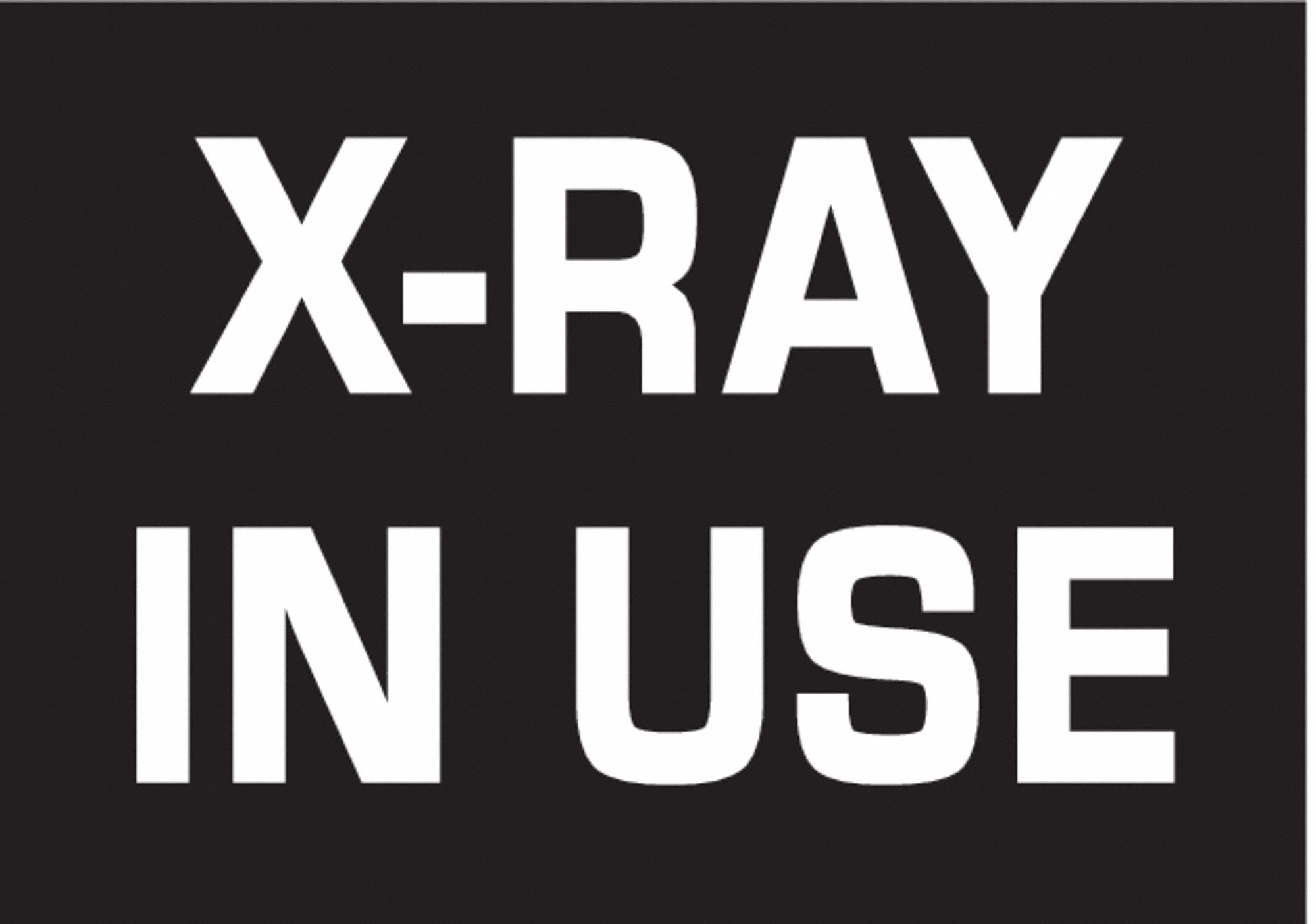 DUALLITE, XRAY IN USE, Sign Panel 488U79OBNKIT DIFF SW4 Grainger