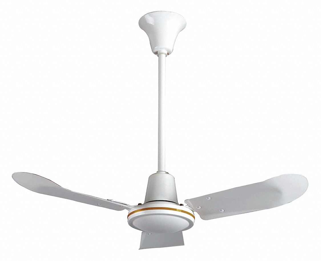 Light Duty Industrial Ceiling Fan 36 Number Of Blades 3 Number Of Speeds Variable 120vac