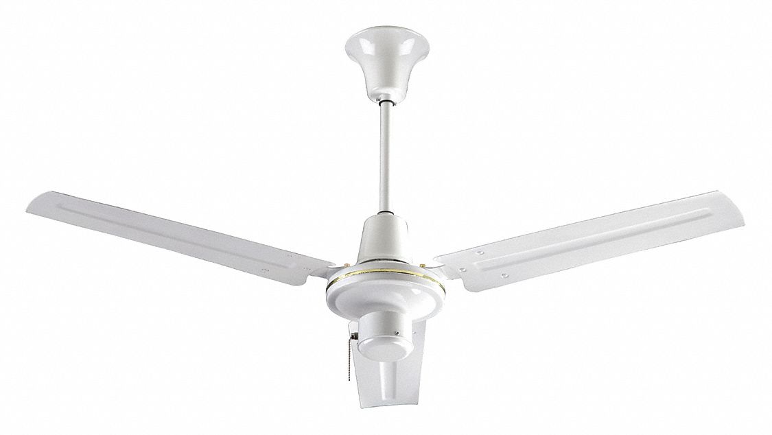 Standard Duty Industrial Ceiling Fan 56 Number Of Blades 3 Number Of Speeds 3 120vac