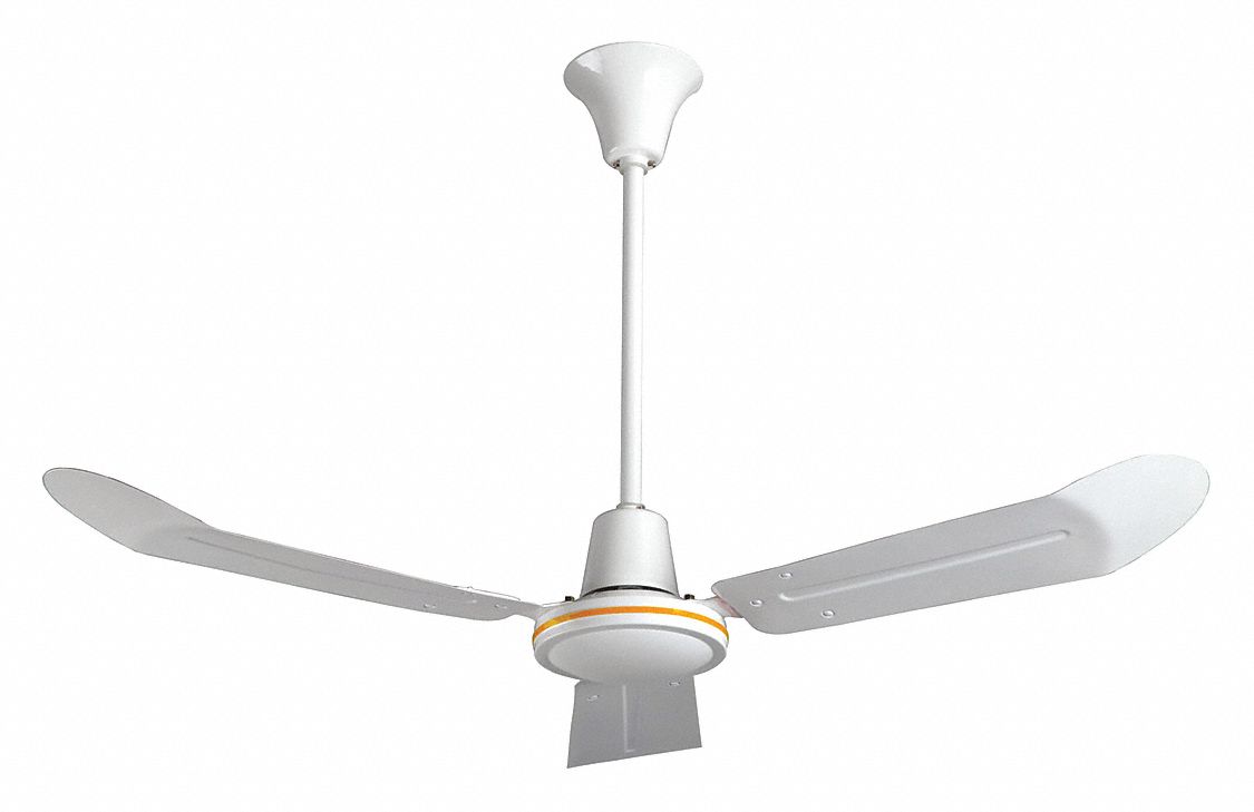 Light Duty Industrial Ceiling Fan 48 Number Of Blades 3 Number Of Speeds Variable 120vac