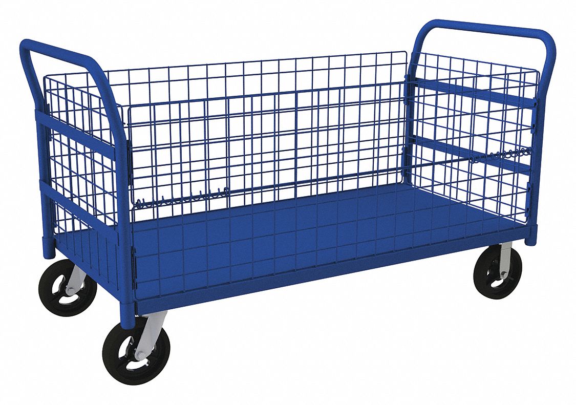 LoadSecuring SteelDeck Platform Truck, 2000 lb Load Capacity Grainger