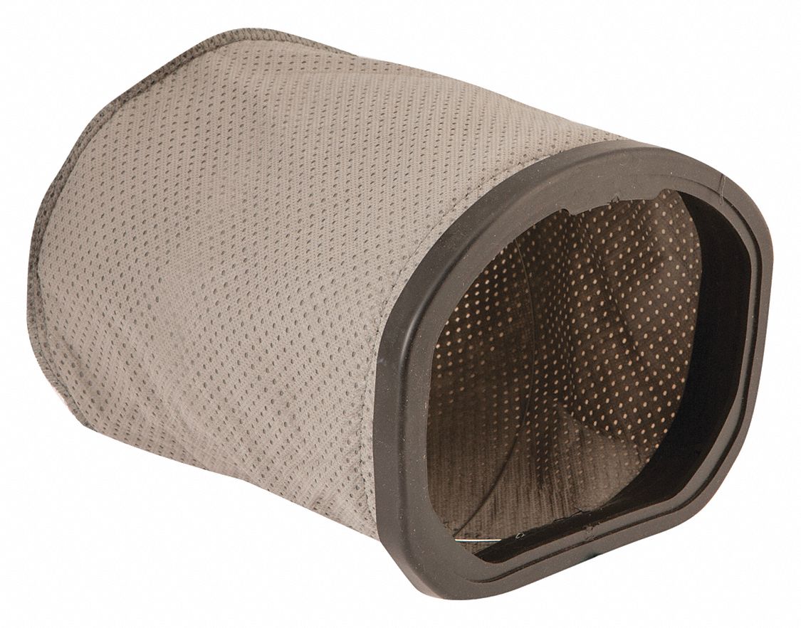 NOBLES Vacuum Bag, Cloth, Standard Bag Filtration Type, For Vacuum Type