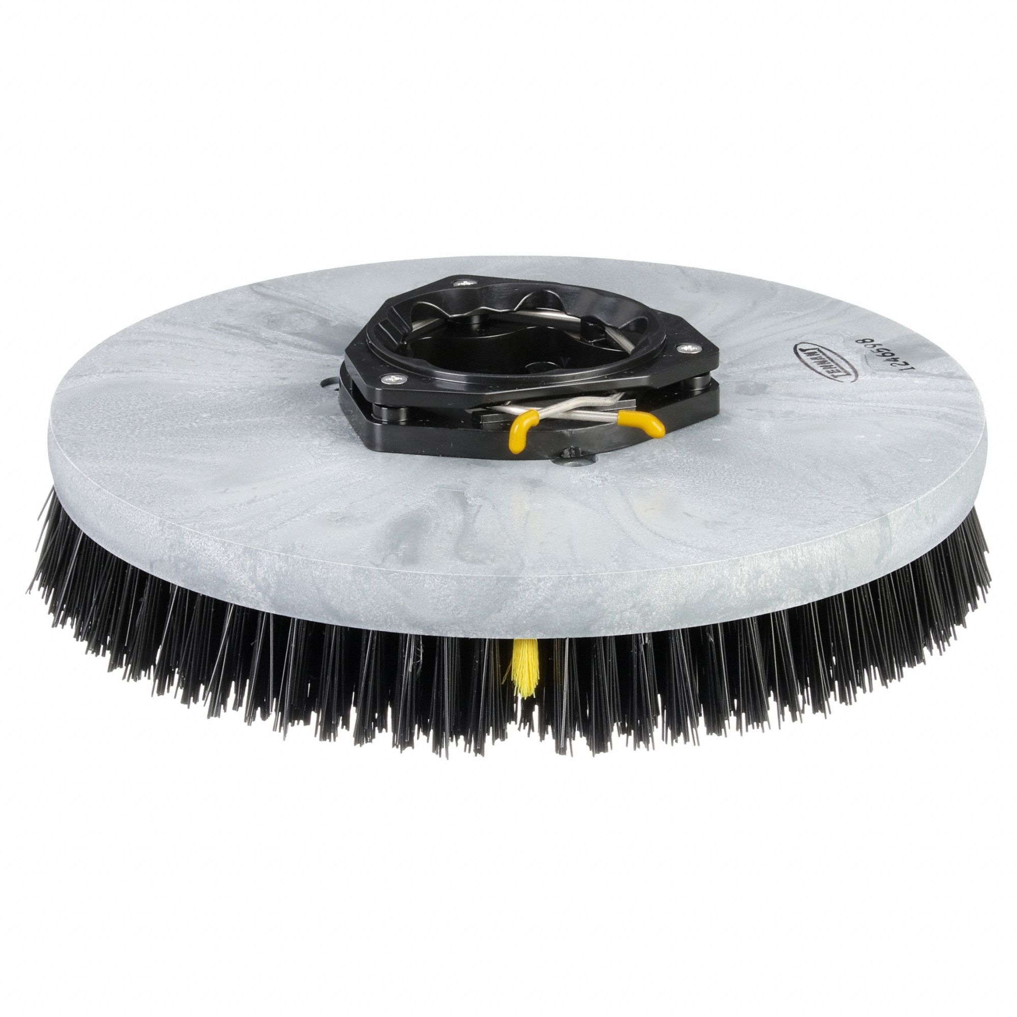 Rotary Brush: Round, 16 in Brush Dia, For Machine Size 32 in, Polypropylene, Black