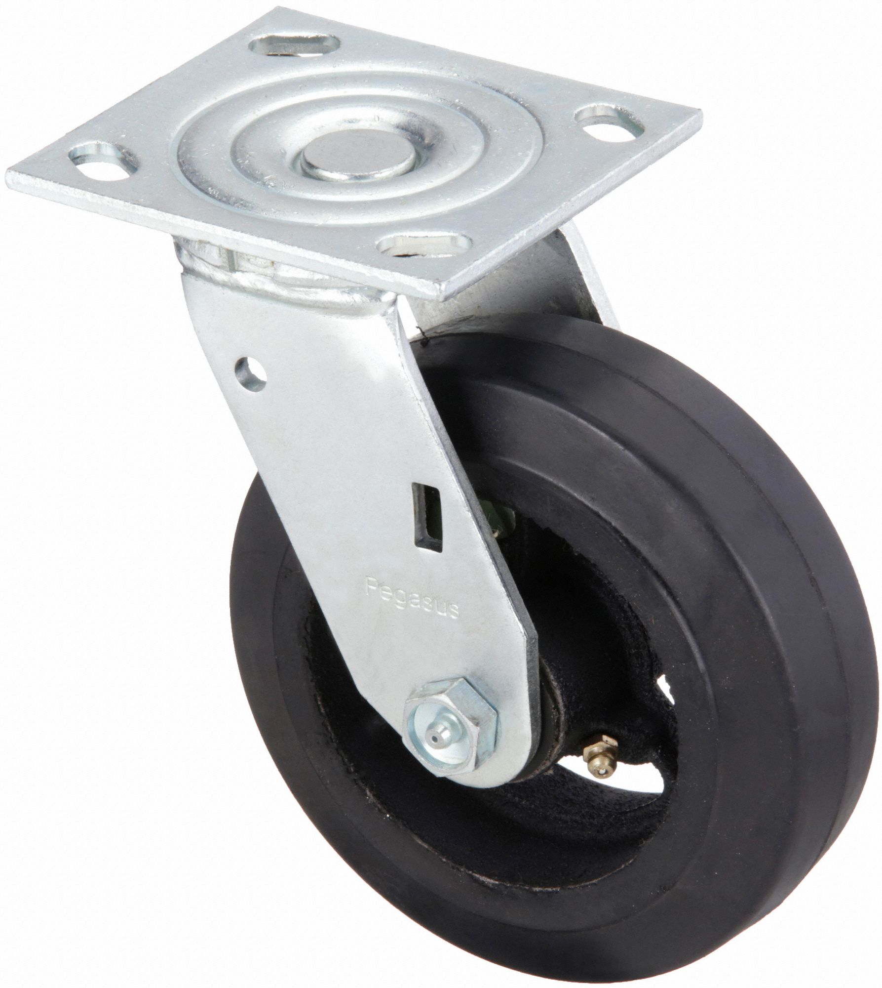 Swivel, No Brake, Plate Caster - 488Z88|P21S-RY060R-14 - Grainger