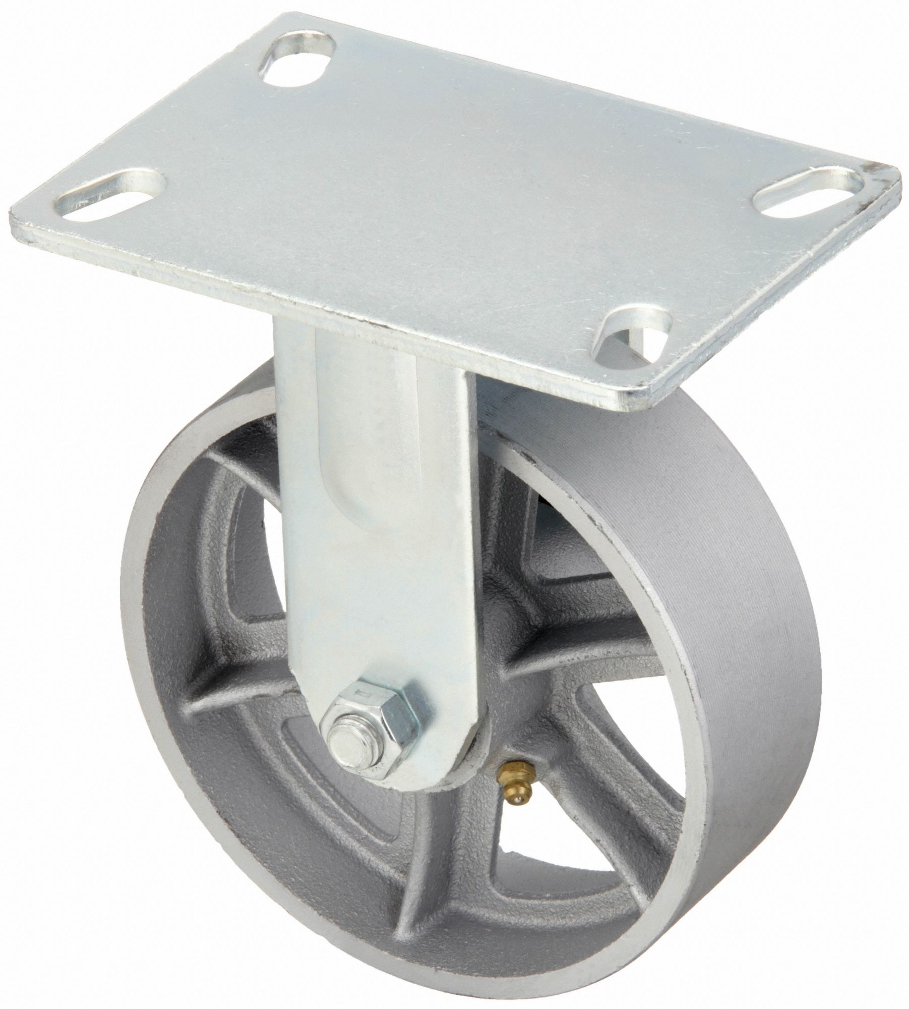 Rigid, No Brake, Plate Caster - 489D79|P21R-C040R-16 - Grainger