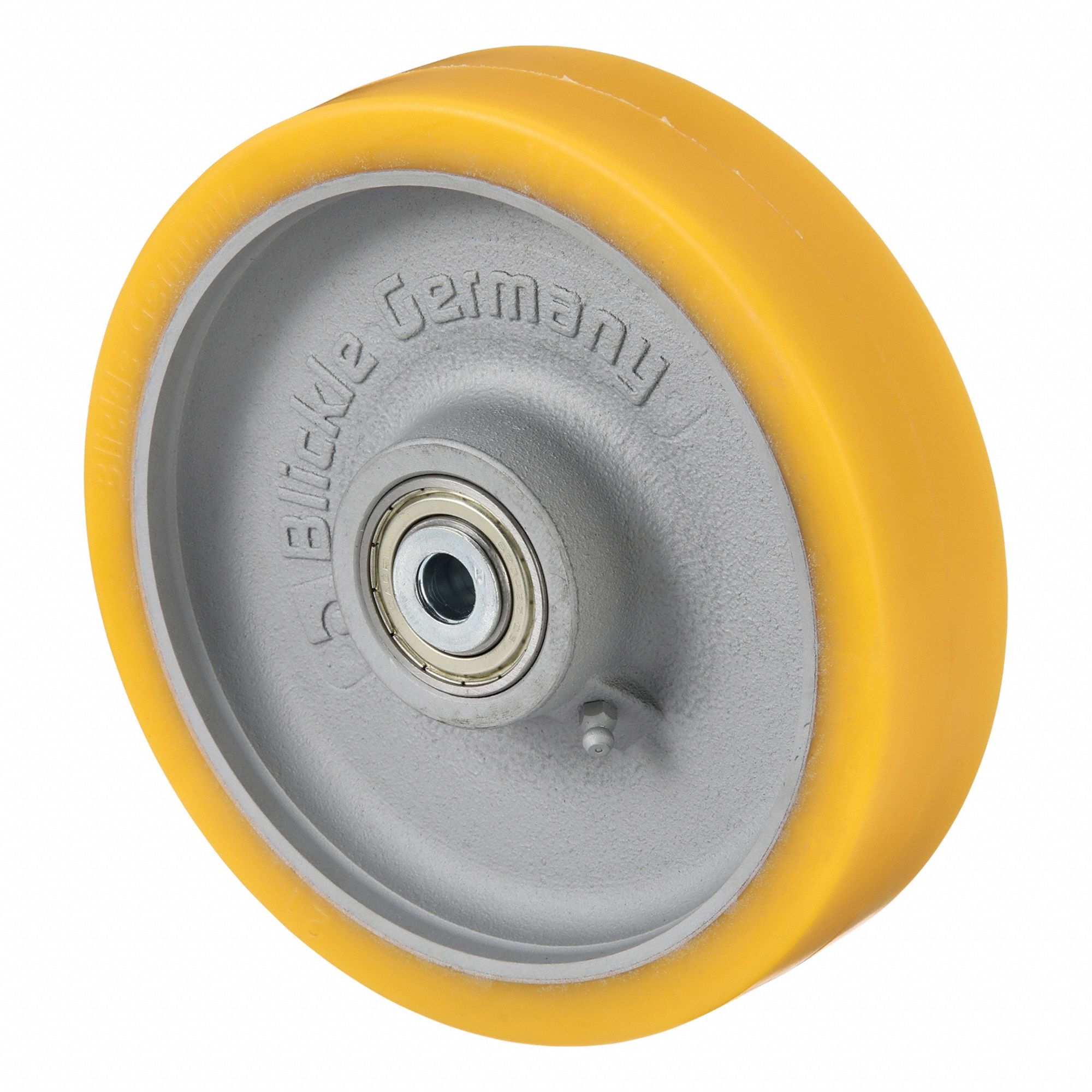 Caster Wheel: 7 7/8 in Wheel Dia., 2 in Wheel Wd, Polyurethane, 2, 200 lb Load Rating