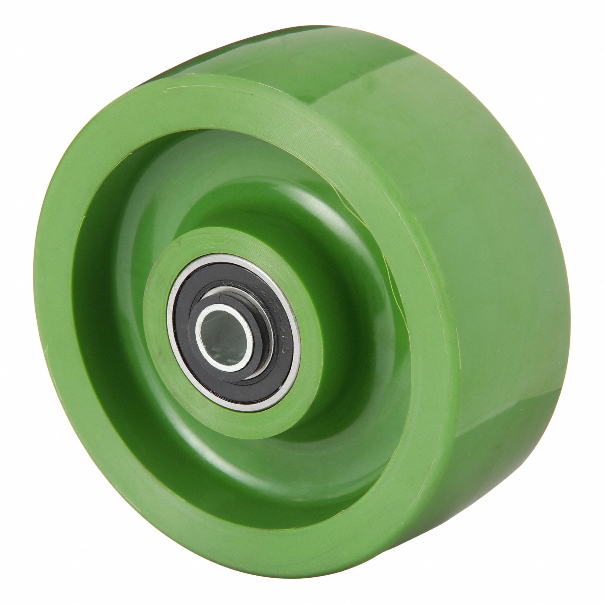 Caster Wheel: 5 in Wheel Dia., 2 in Wheel Wd, Polyurethane, 750 lb Load Rating, Std