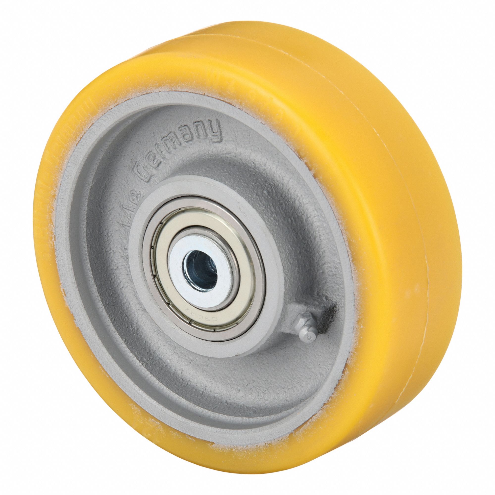 Caster Wheel: 5 7/8 in Wheel Dia., 2 in Wheel Wd, Polyurethane, 1, 650 lb Load Rating