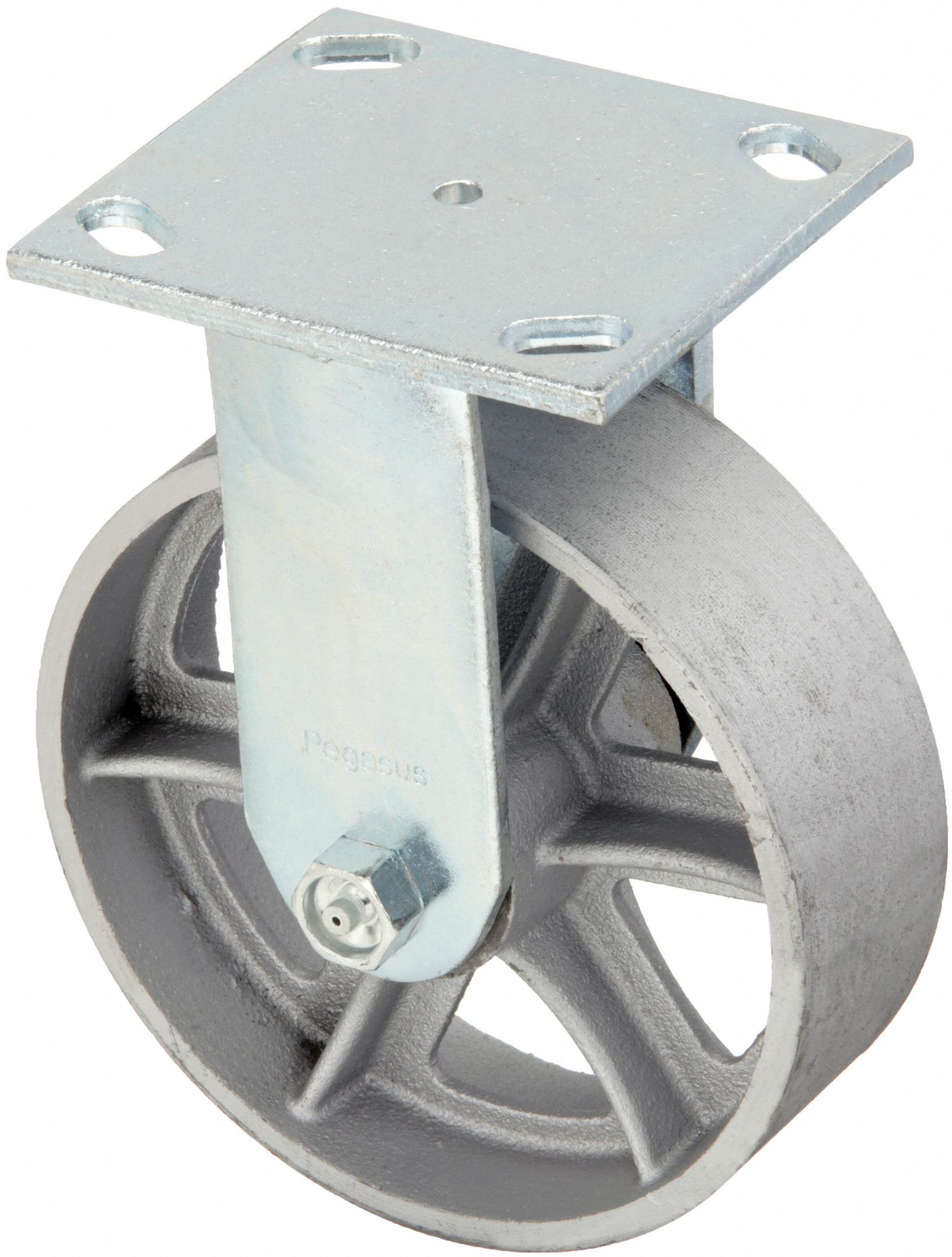 Rigid, No Brake, Plate Caster - 489D43|P21R-C060R-14 - Grainger