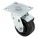 NSF-LISTED SANITARY PLATE CASTER, 4 IN WHEEL DIAMETER, 800 LB, 5⅝ IN MOUNTING H
