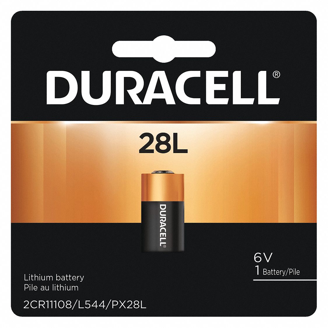 Pygmalion diepvries Doodskaak DURACELL, Lithium, 160 mAh Capacity, Battery - 489D84|PX28L - Grainger