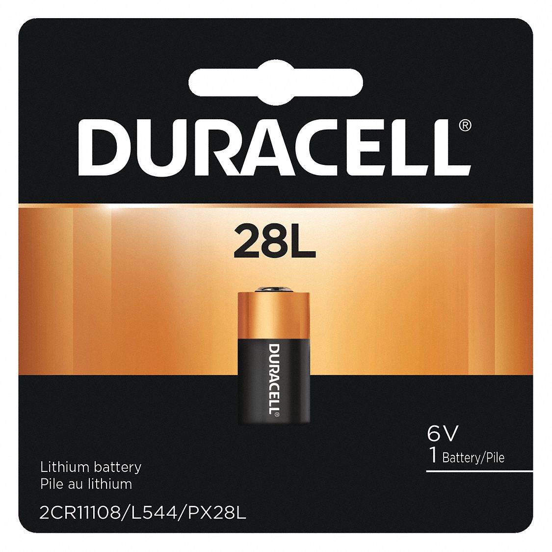 BATTERY, 28L BATTERY SIZE, LITHIUM, 160 MAH CAPACITY, 6V DC