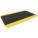 ANTIFATIGUE MAT, DIAMOND PLATE, 2 X 3 FT, 9/16 IN THICK, BLACK/YELLOW BORDER, BEVELED