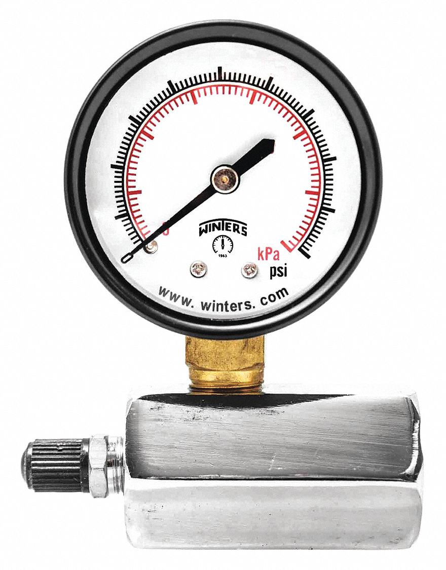 GAS TEST GAUGE,0 TO 160,BOTTOM