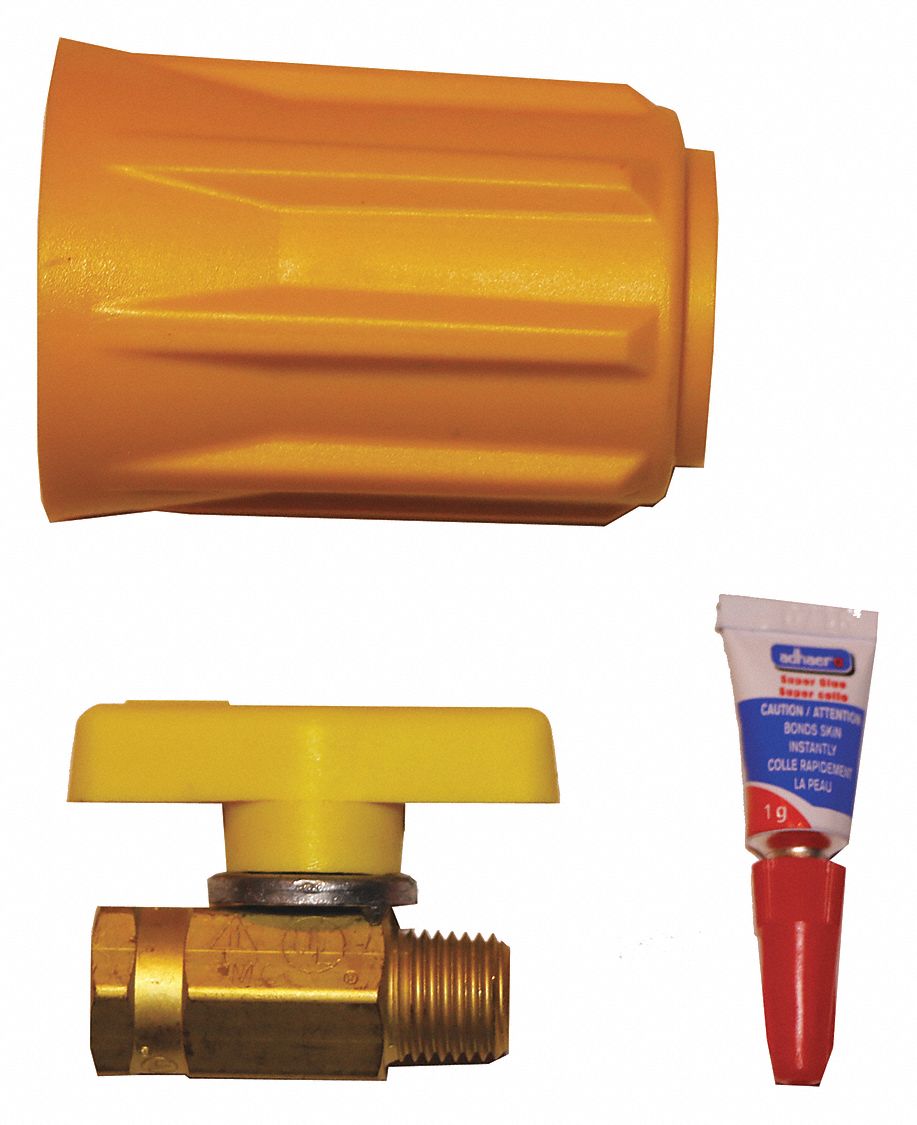 Ironguard Safety Products Propane Valve For Use With Forklift Trucks 6 1 2 In Height 5 7 8 In Width 2 In Diameter Plastic 489j06 70 1104 Grainger