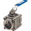 Stainless Steel 2-Way Ball Valves, 3-Piece Valve Structure image