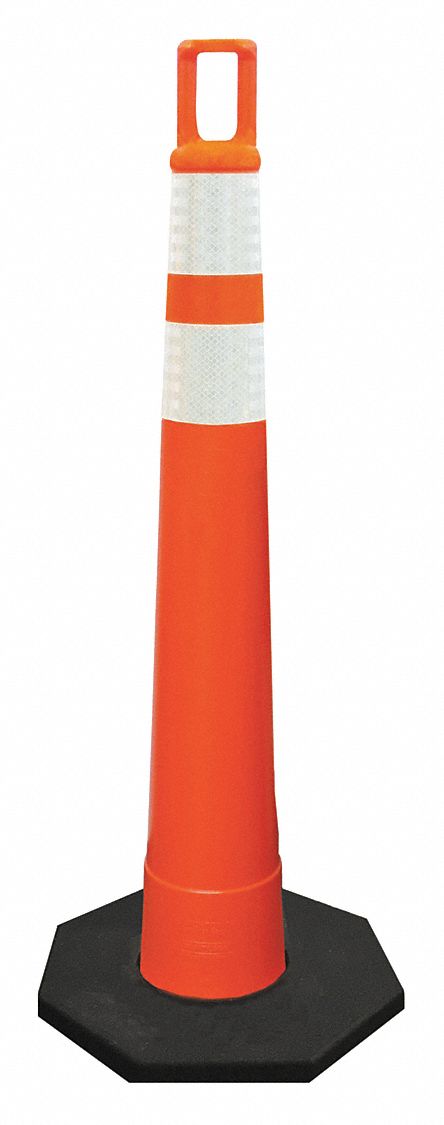 GRAINGER APPROVED CONE CIRCULATION,6 PO,ORANGE - Cônes de signalisation et  accessoires - GGS6FGY9