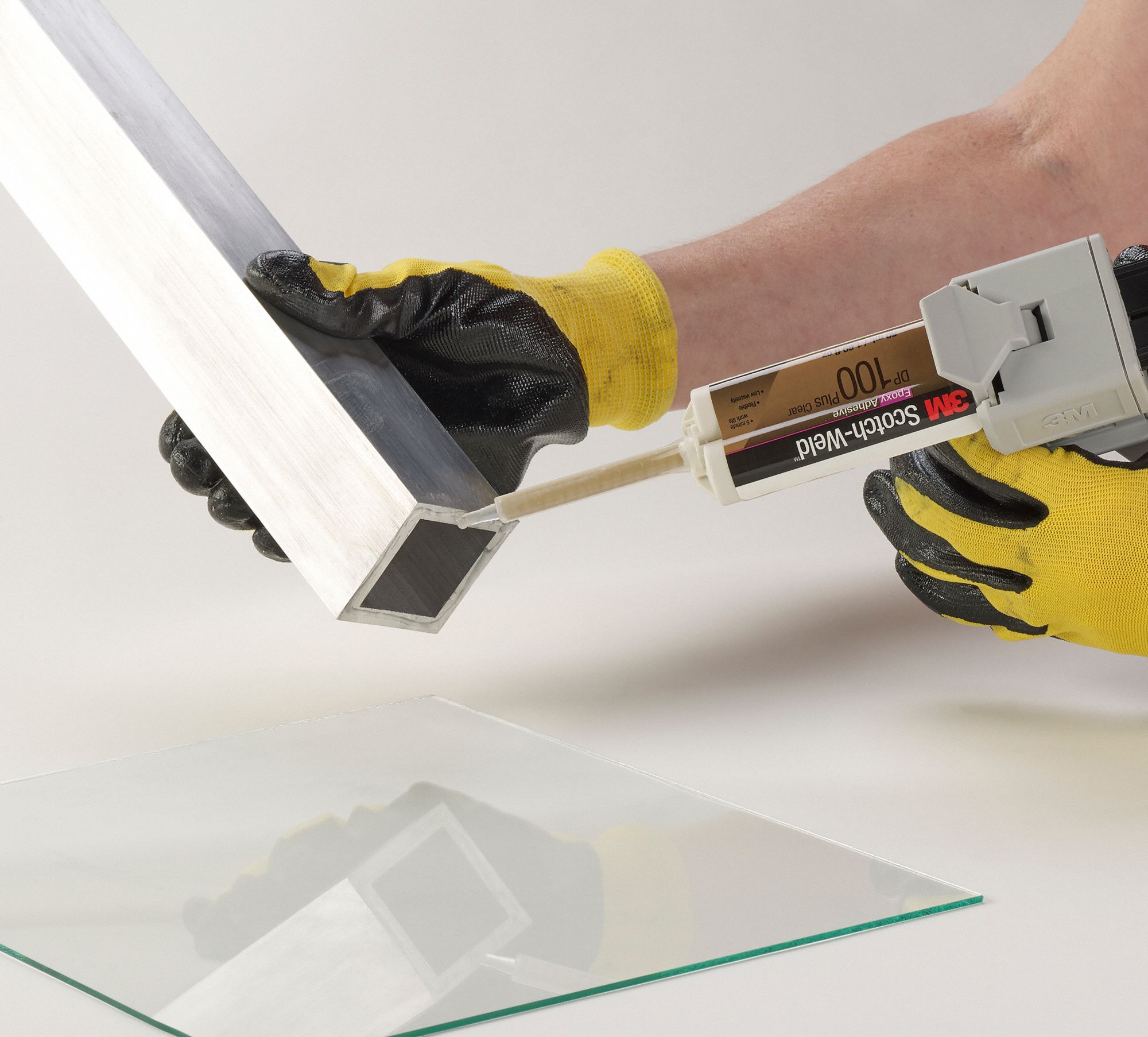 3M Epoxy Adhesive DP100 Plus, Ambient Cured, 48.5 mL, DualCartridge