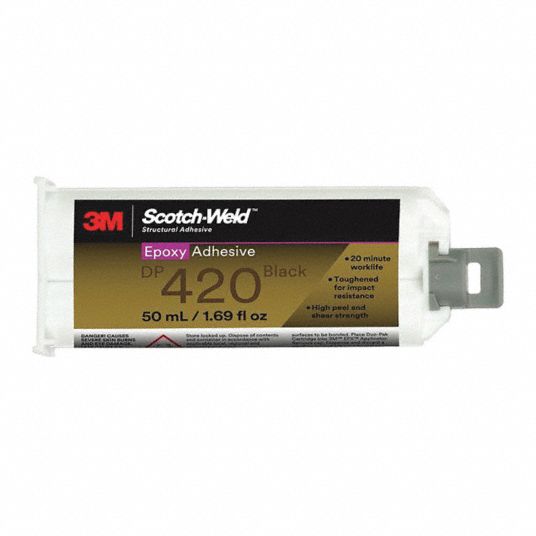 SCOTCHWELD Series DP420, Epoxy Adhesive, DualCartridge, 1.69 oz