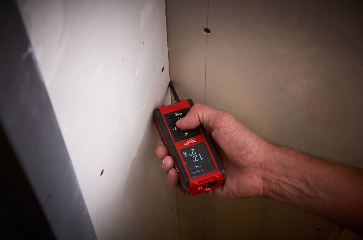 MILWAUKEE Laser Distance Meter, Indoor, Outdoor, Maximum Measuring