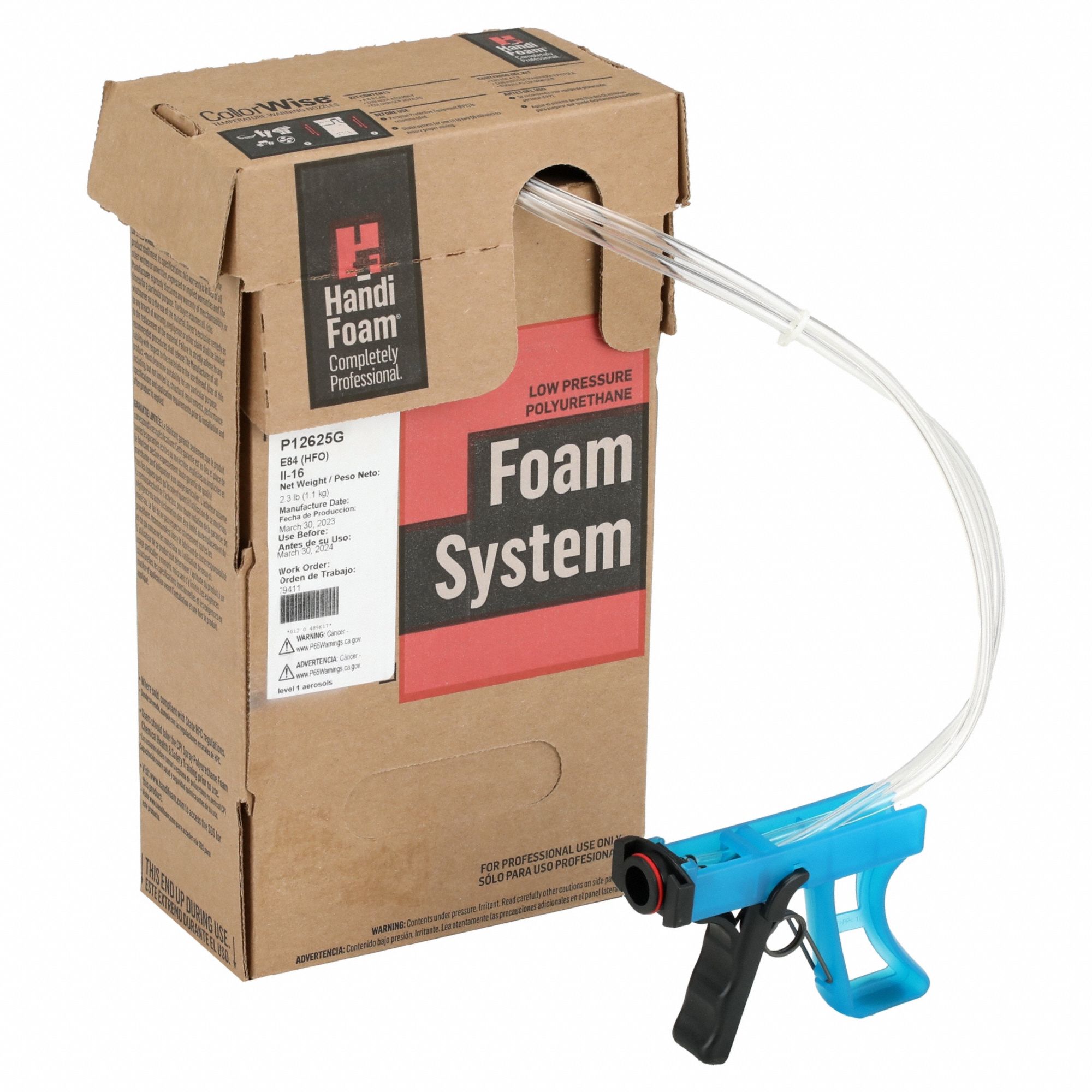 HANDIFOAM, FR HFO, Cream, Insulating Spray Foam Kit 489K17P12625G