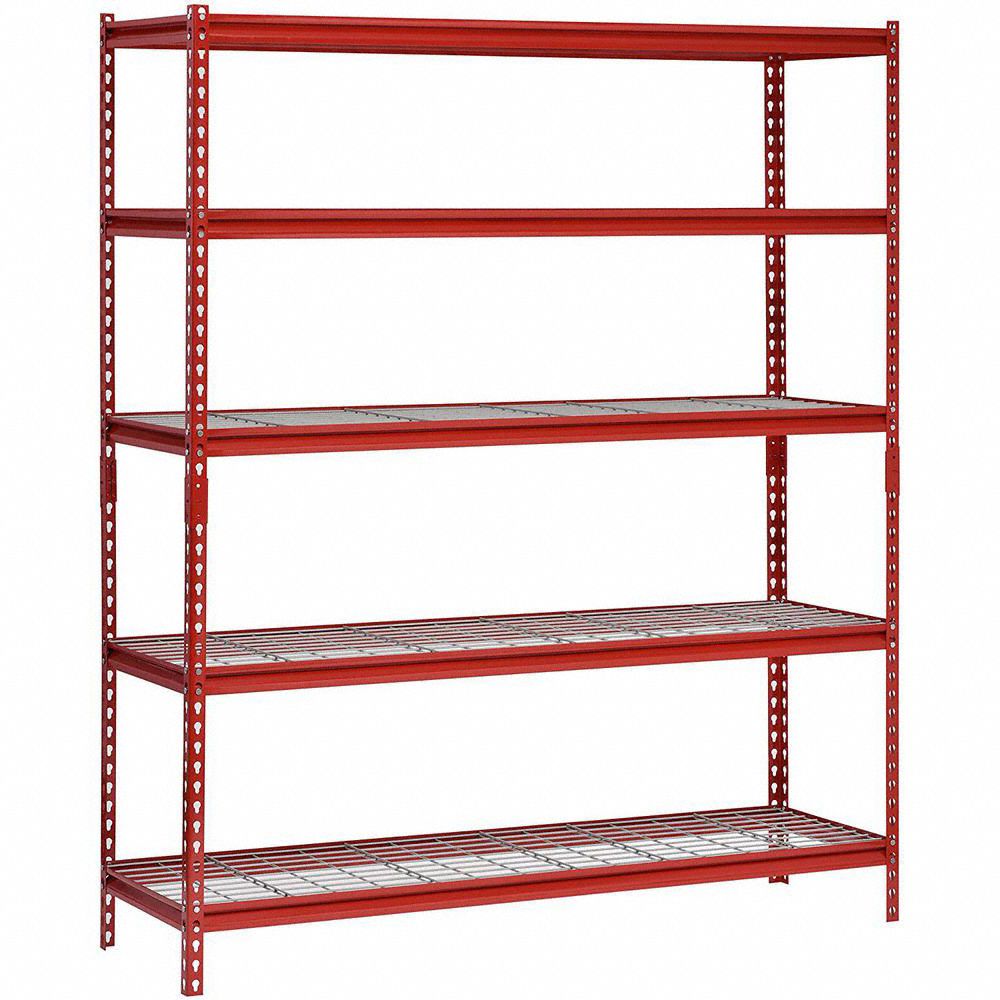 SANDUSKY, Medium-Duty, 60 in x 24 in, Bulk Storage Rack - 489K21