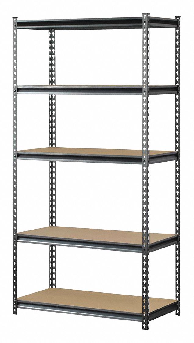 5 shelf steel storage rack