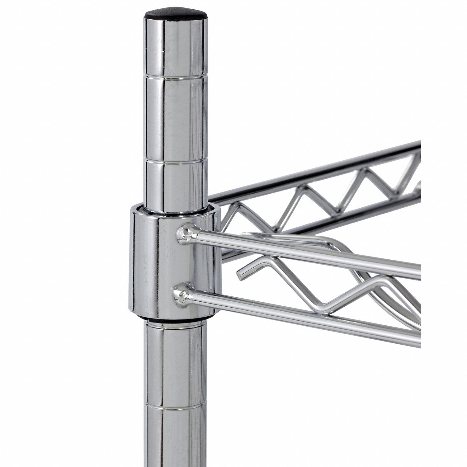 SANDUSKY Wire Shelving Unit Starter, 18 in x 18 in, 47 in Overall Ht