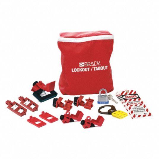 BRADY, Electrical, Lockout Pouch Kit, Lockout Station 489K56134034