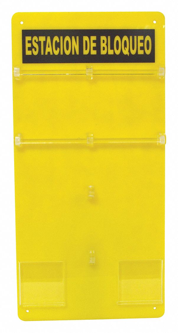 Padlock Station: 1 Components Included, Lockout Station, No Padlocks, Lockout Board